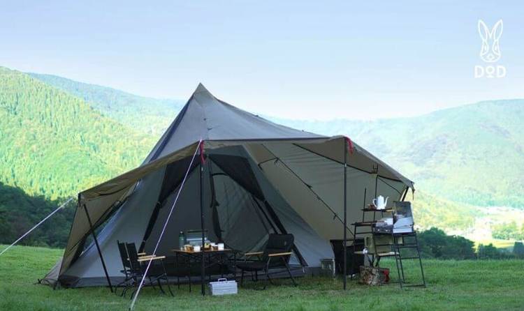 【悠樂大自然】DOD yadokari tent 寄居蟹4人露營套裝(已包括車中泊)